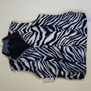 NWT Hannah Reversible Quilted Vest Pockets XL